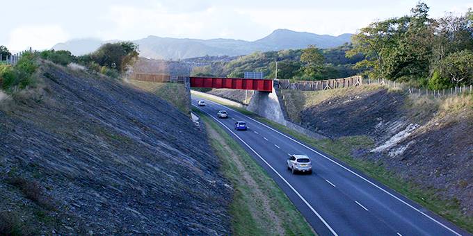 Long term monitoring on road scheme